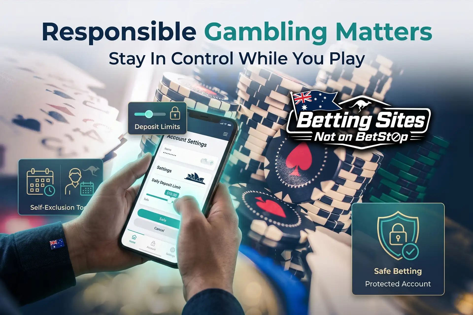 Responsible gambling tools and player safety features on betting sites not on Betstop